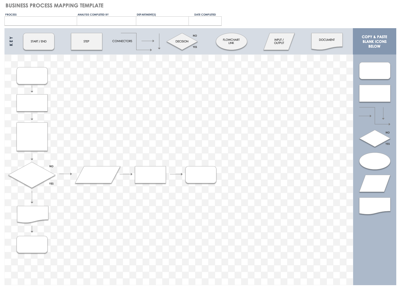 Business Process Mapping Template