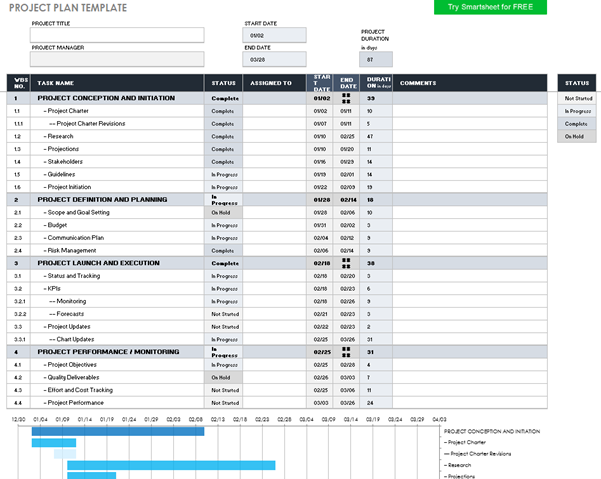 Project Plan Template Image