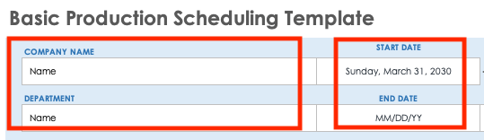 IC Production Schedule 01