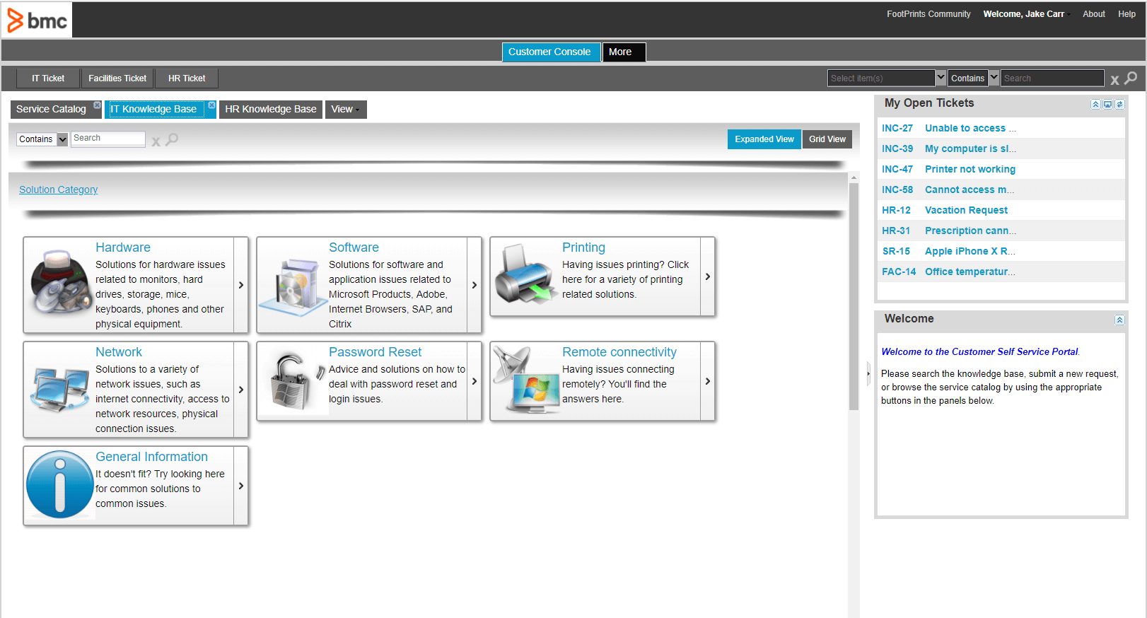 BMC Portal