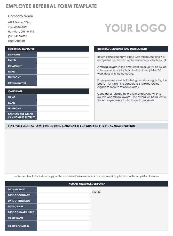 Employee Referral Form