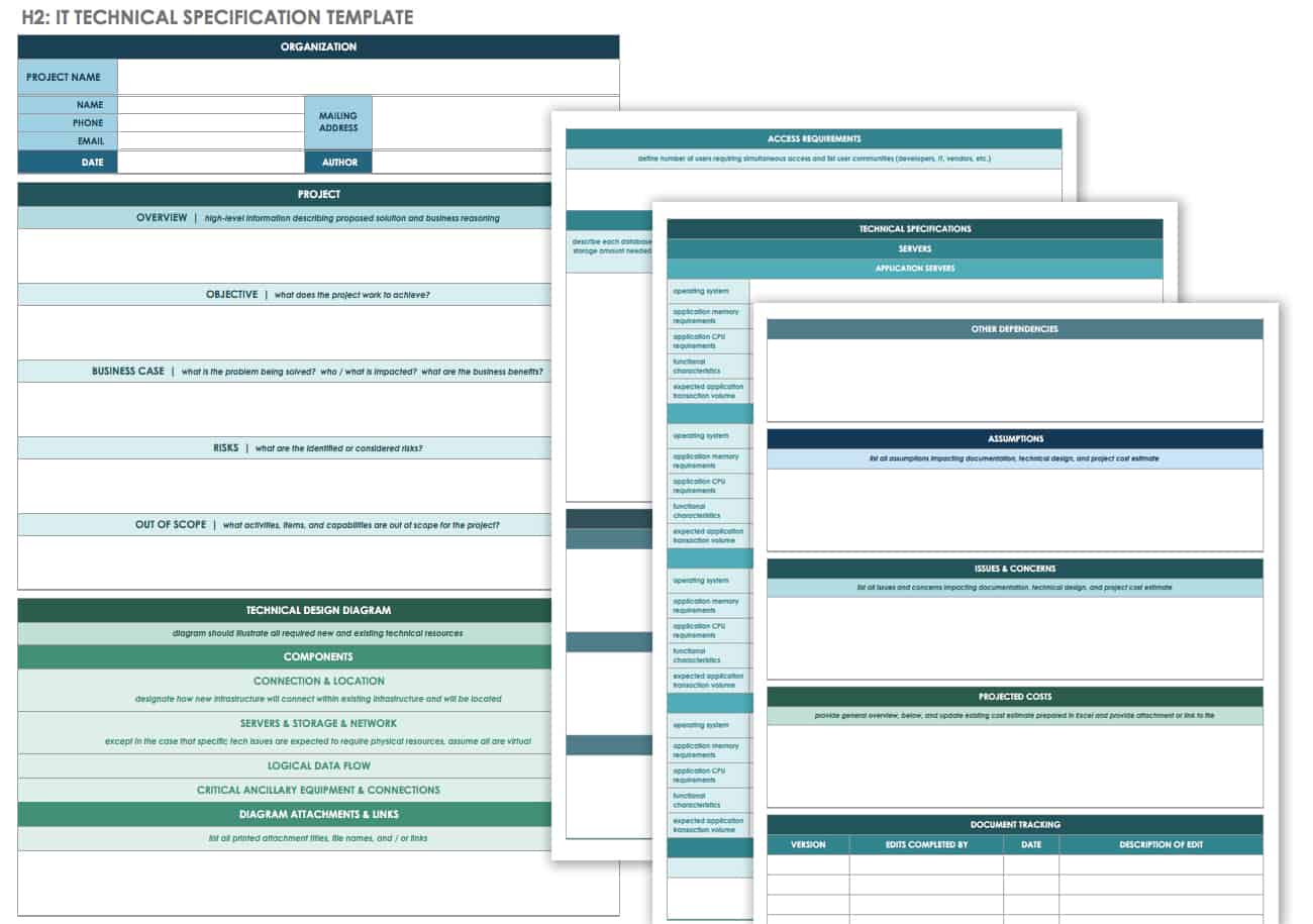 IT Technical Specification Template