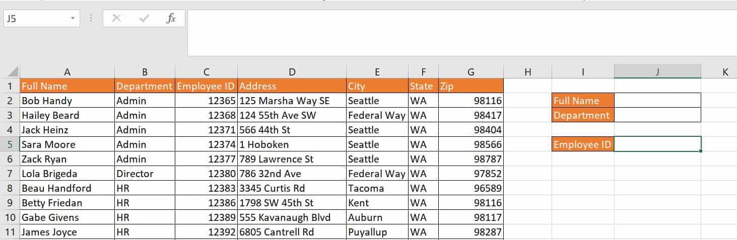 Vlookup multiple criteria choose function