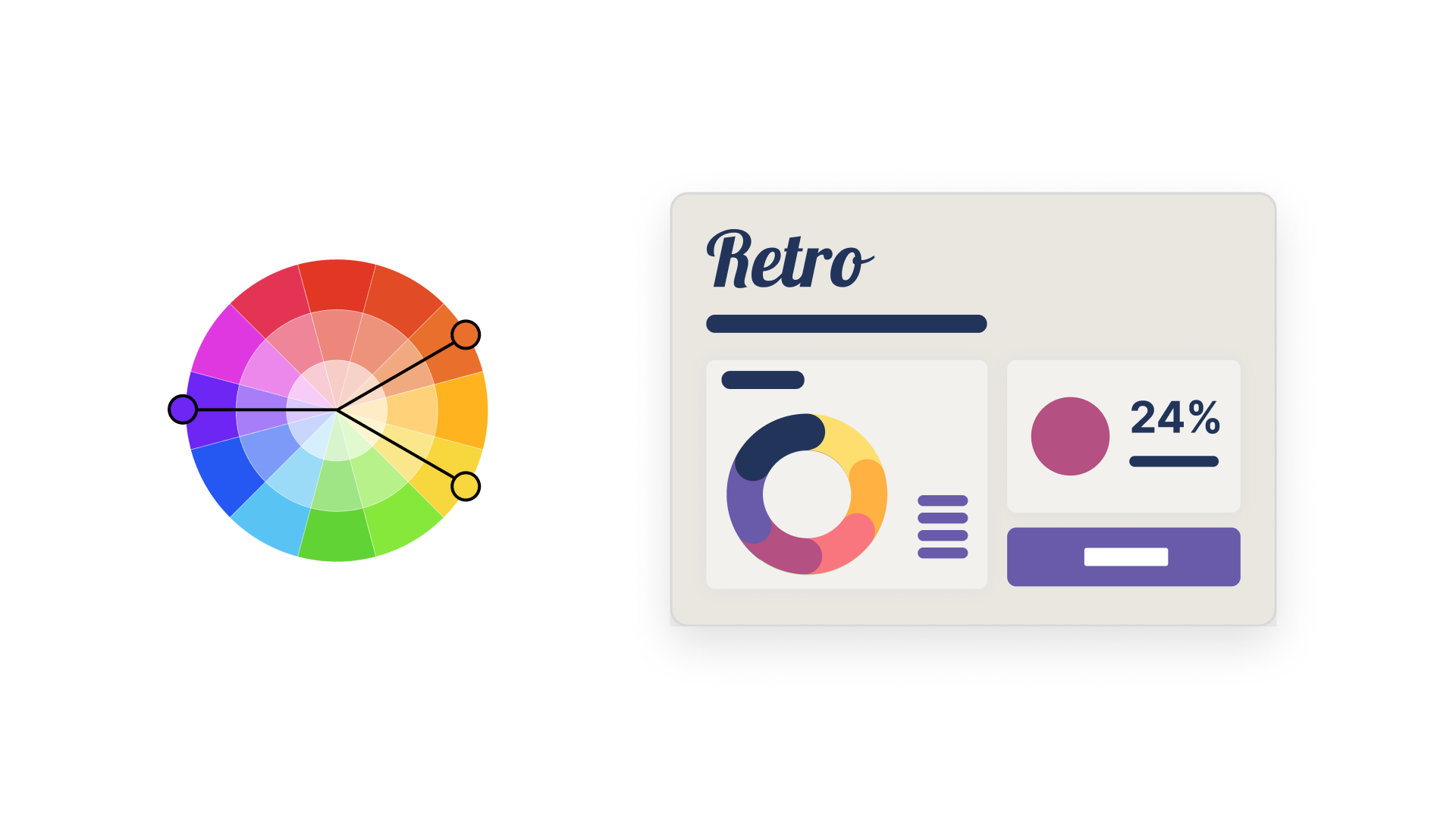 Compound color scheme for Smartsheet dashboards